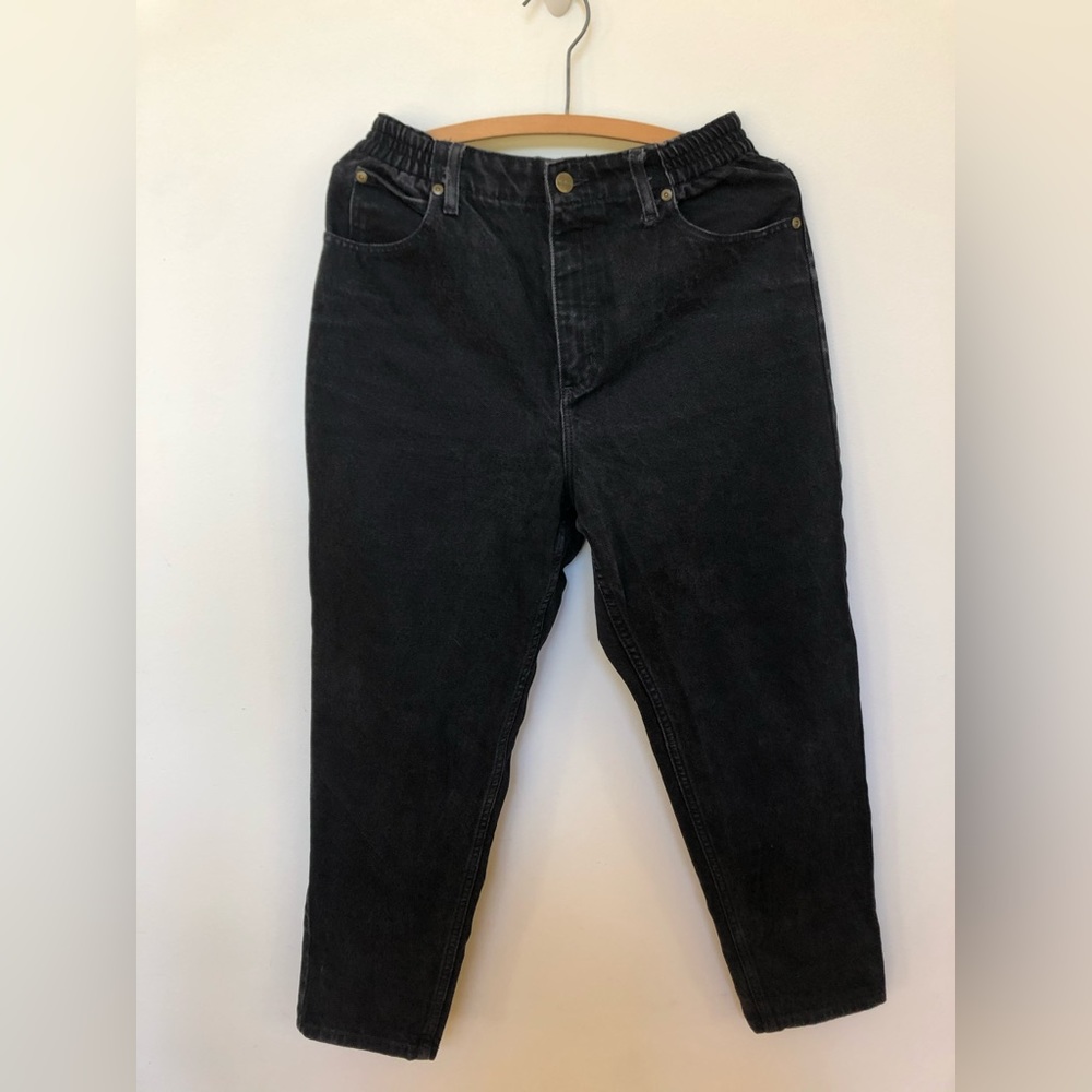 Vintage L.L. Bean black relaxed fit jeans